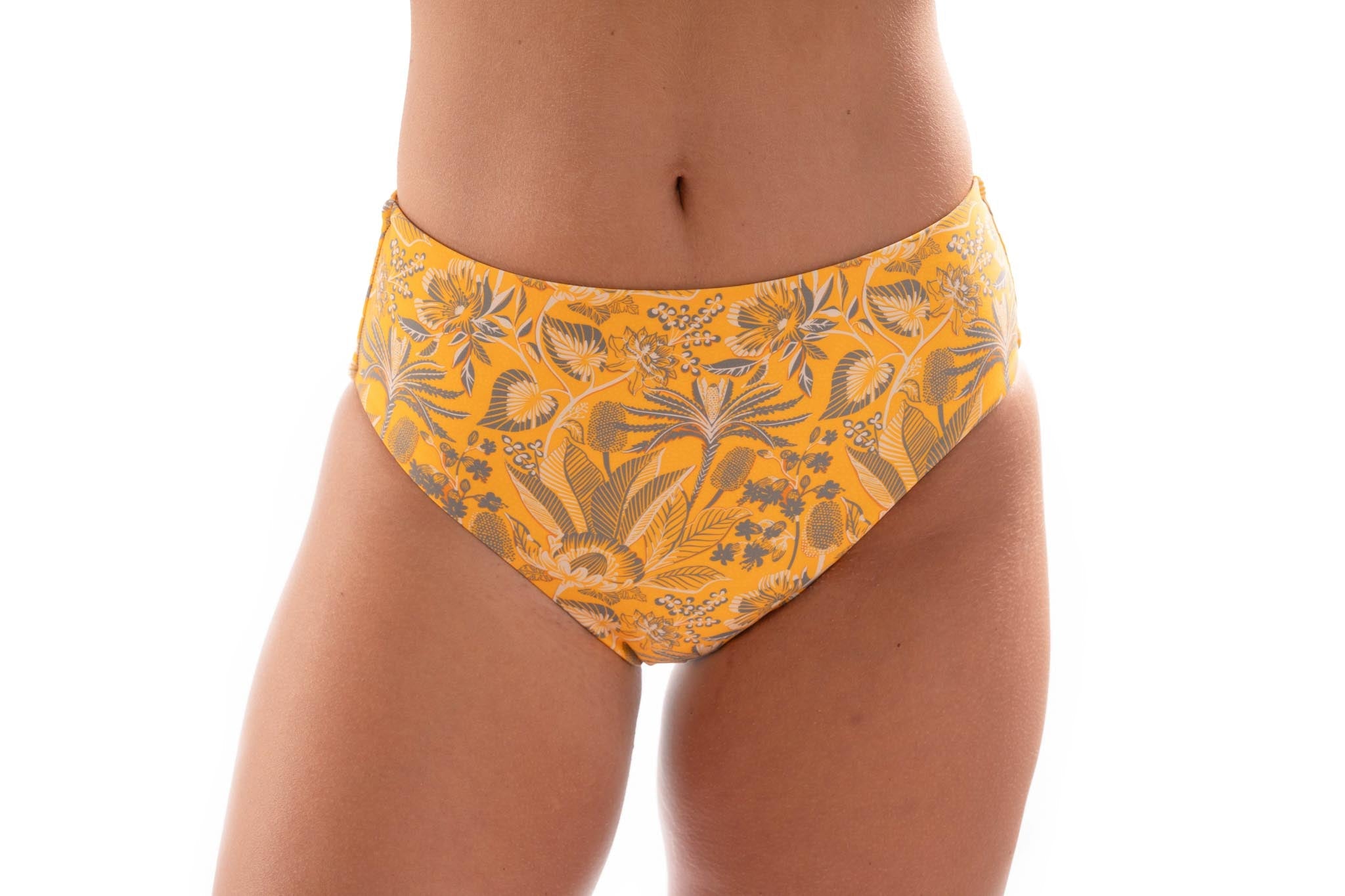 high fit sunset print