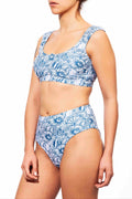 lucy top +high bottom maldives print - חדש!  Noyka