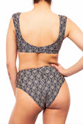 lucy top+ high bottom africa print -חדש!  Noyka