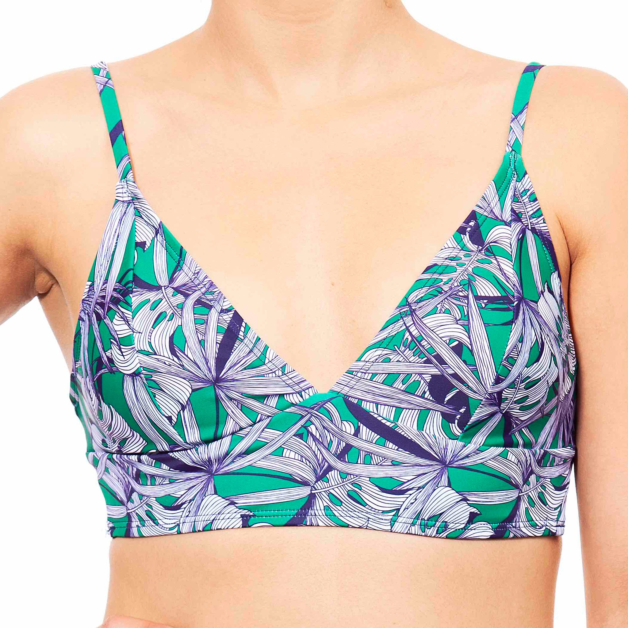 tanki top - plantanion print- חדש!  Noyka