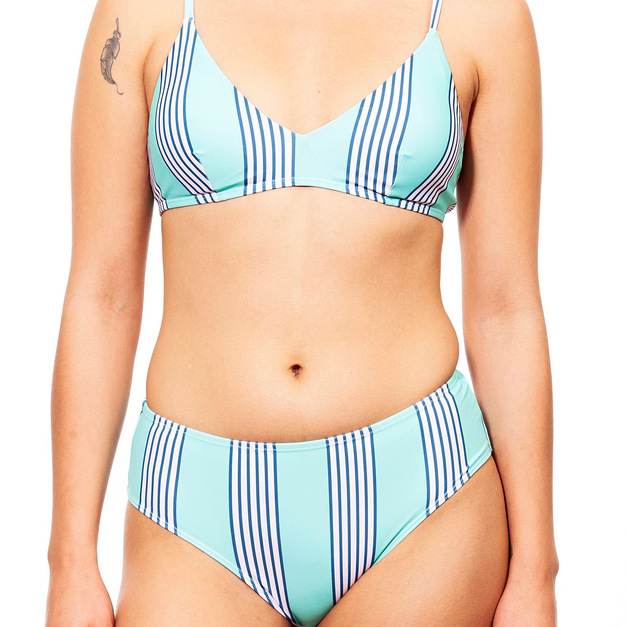clasic x+bottom stripes print - חדש!  Noyka