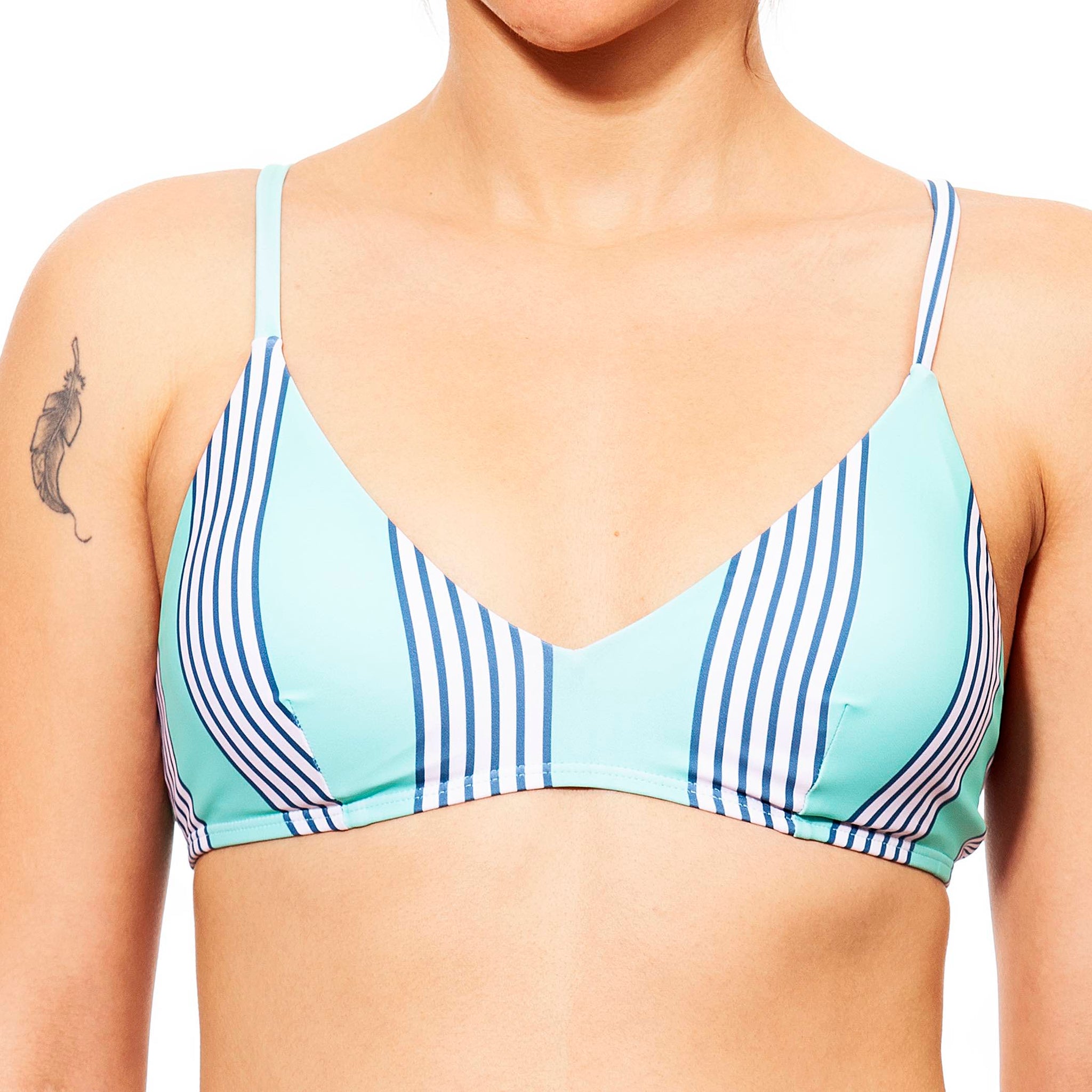 clasic x top strips print-חדש!  Noyka