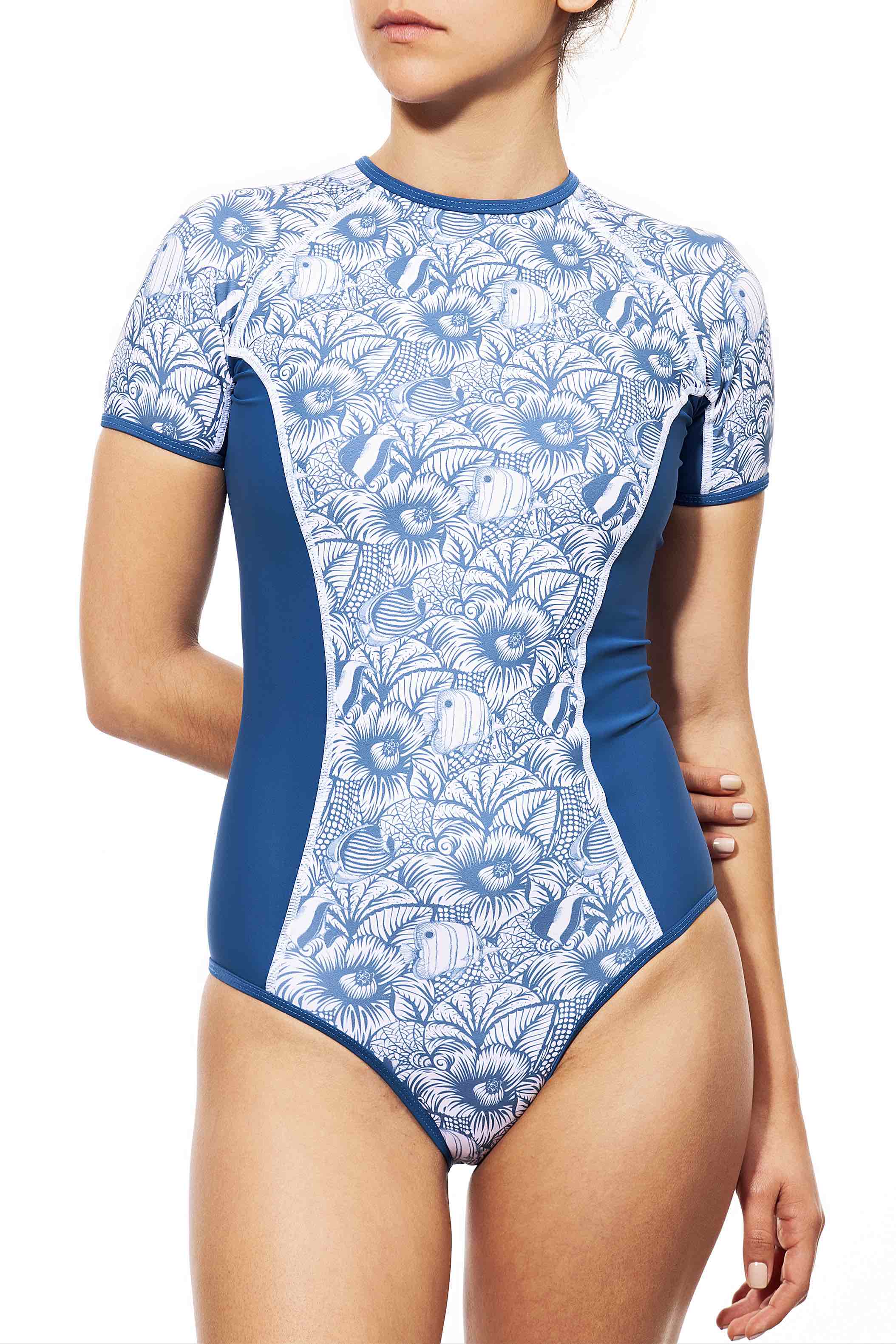 surf suit, maldives print !חדש  Noyka