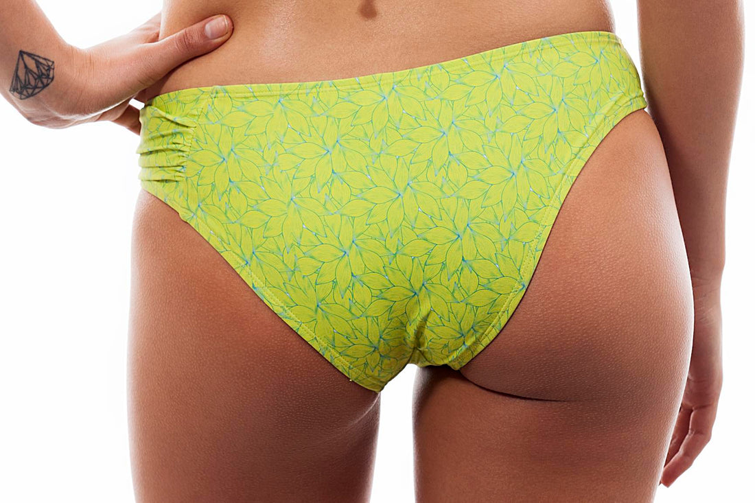 Sunny bottom - greenish print חדש  Noyka