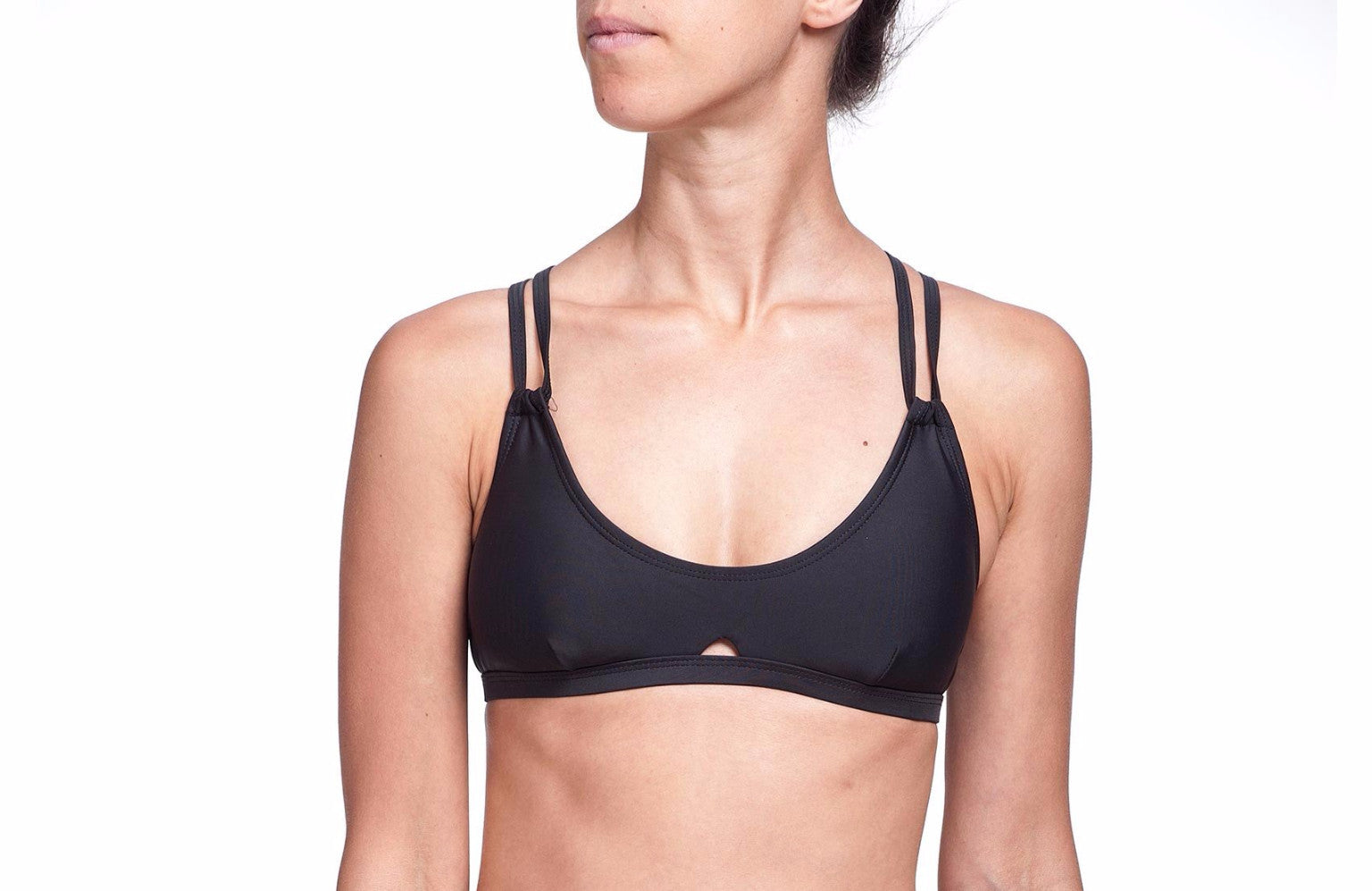 Double Cross Top - Black  Noyka