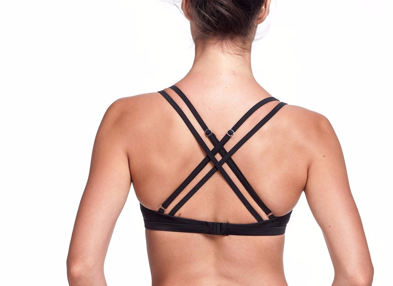 Double Cross Top - Black  Noyka