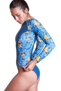 Summer suit + top tropic print  Noyka