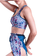 Summer suit + top pinky fish print  Noyka