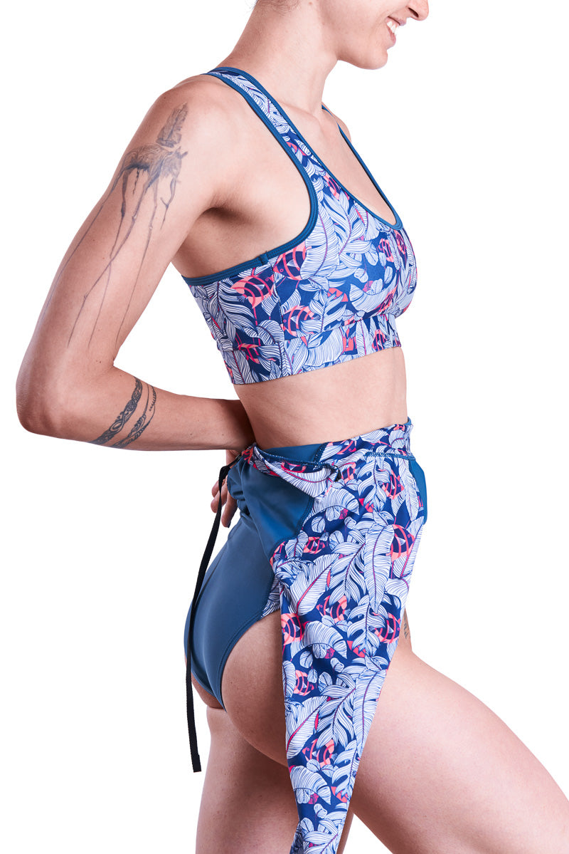 Summer suit + top pinky fish print  Noyka