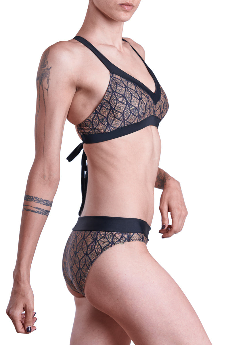Cross top + comfy bottom - Africa print  Noyka