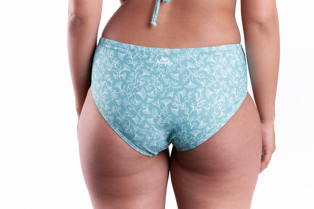 basic bottom turquoise print