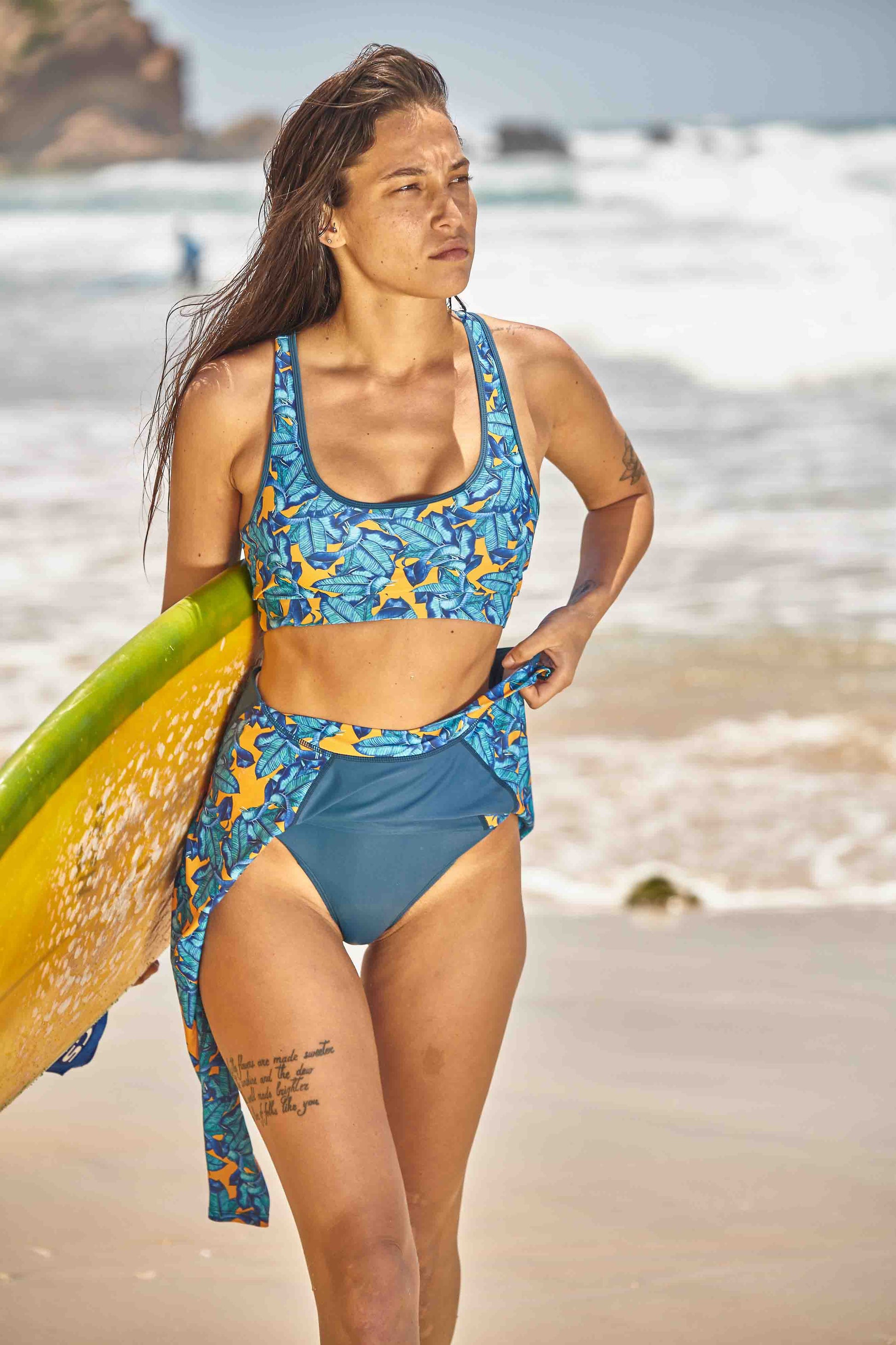Summer suit + top tropic print  Noyka